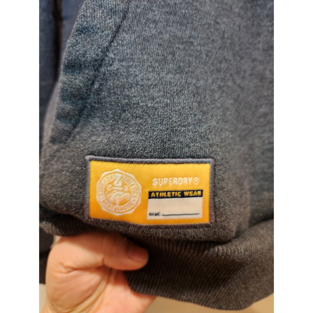 Superdry Track & Field 65 Hoodie Women's US 8 Gray‎ Pullover Sweatshirt - Picture 10 of 12